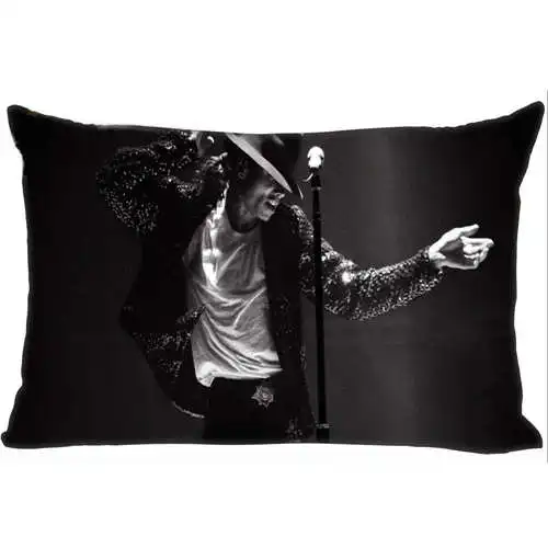 Best Custom Pillow Case michael jackson(1)@ Bedroom Home Rectangle zipper Pillowcases(One Side)@1205-05-06-284 - Цвет: Pillowcase