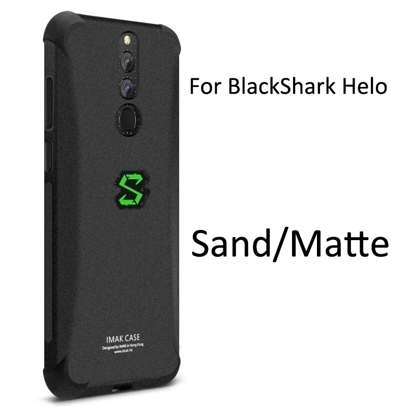 IMAK водителя чехол для Xiaomi Черная Акула 2 Helo выдерживает падение анти хит шок Мягкий ТПУ силиконовый чехол BlackShark 2 - Цвет: Sand