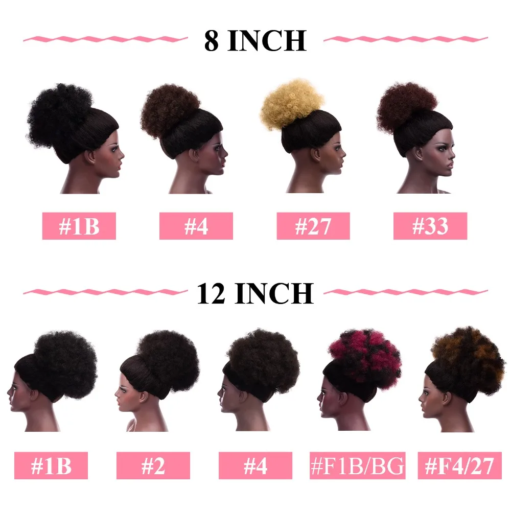 Silike Synthetic Short Afro Puff Hair Bun High Temperature Drawstring Pony Tail Clip In Hair Extension Kinky Puff Hair Bun 3 Silike Synthetic Short Afro Puff Hair Bun High Temperature Drawstring Pony Tail Clip In Hair Extension Kinky Puff Hair Bun