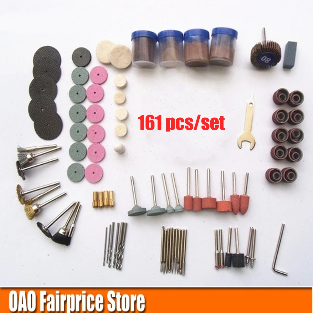

Electrical accessories set, Grinding tips, Resin cutting slice,Sandpaper ring Brush,Engraving milling cutter,shank diameter 3mm