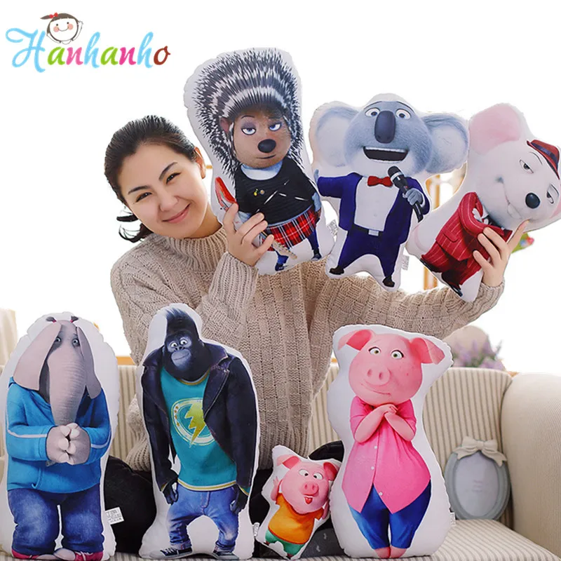 sing movie stuffed animals