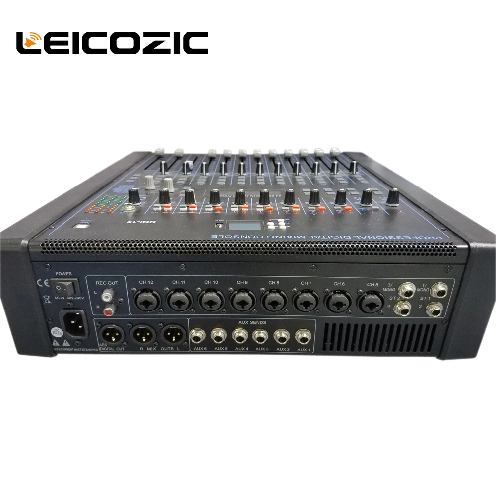 Leicozic 12-Channel Professional digital mixer DGI