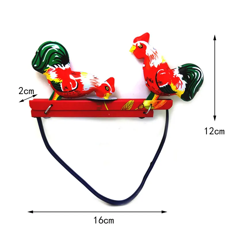Saizhi 1 шт., железная винтажная Оловянная модель цыплят, коллекционная игрушка, подарок для детей, взрослых детей, классическая игрушка, подарок на день рождения, Рождество