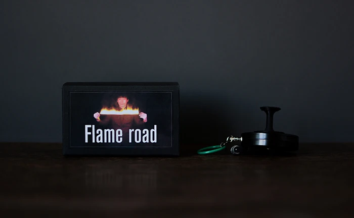 

Fire reel 2.0 by ZF magic,Magic tricks magic props mentalism,close up street magic,gimmick+Online teaching