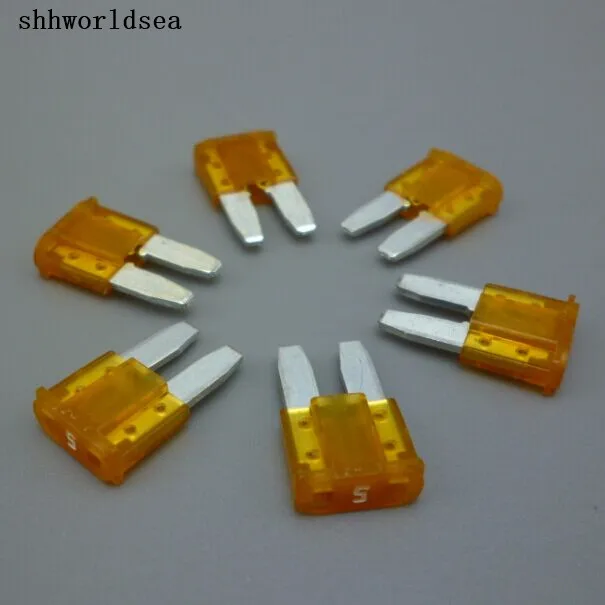 

shhworldsea 20PCS 5A mini mocro2 blade fuse