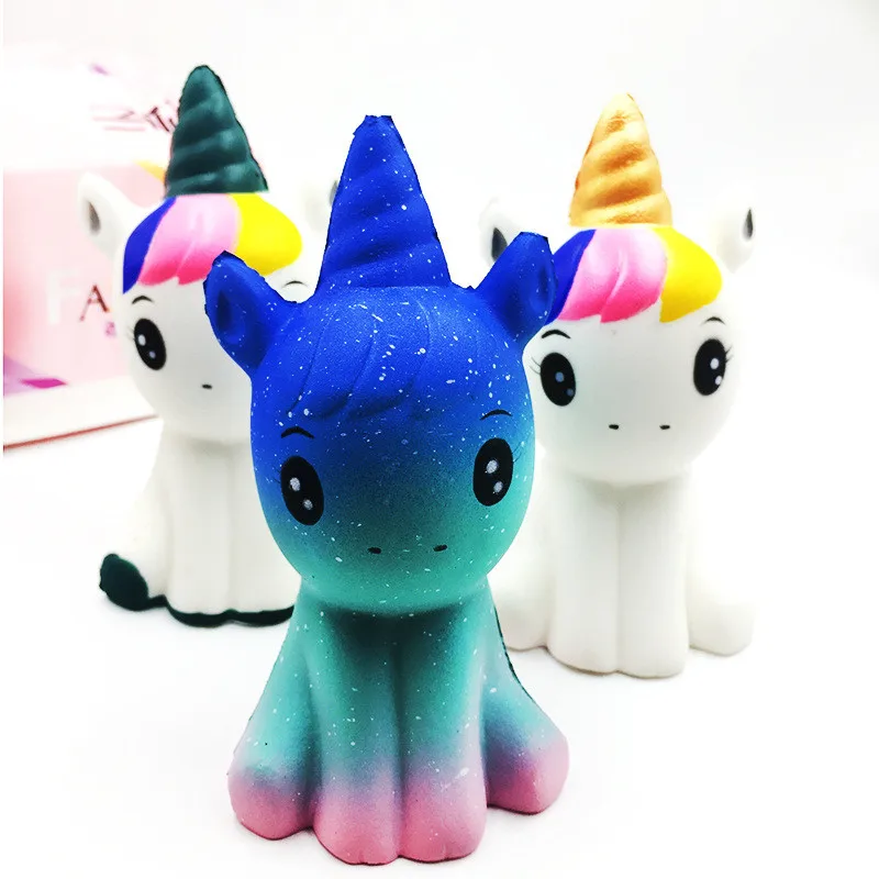 Presente de Aniversário Brinquedos para Crianças Novo Jumbo Unicórnio Squishy Lento Subindo Voando Cavalo Squeeze Brinquedo Melhor Natal Adulto 10 Pçs 12 cm 2 melhor natal presente de aniversário brinquedos para crianças adulto