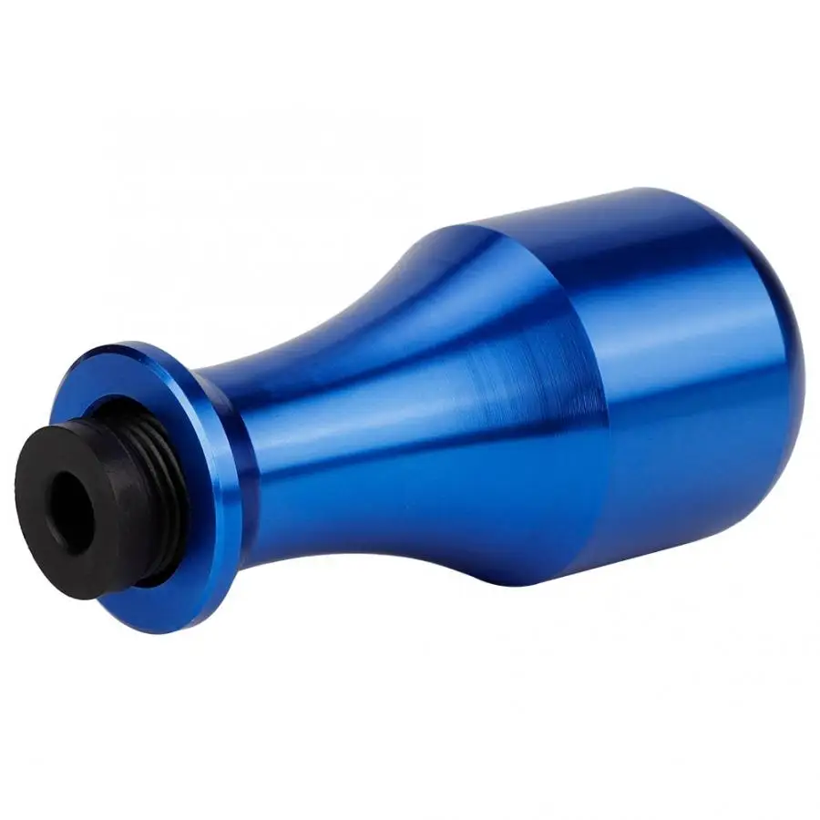 Universal Aluminum Alloy Car Auto Manual Gear Shift Stick Knob Head Shifter Blue shifter handle manual gear shift