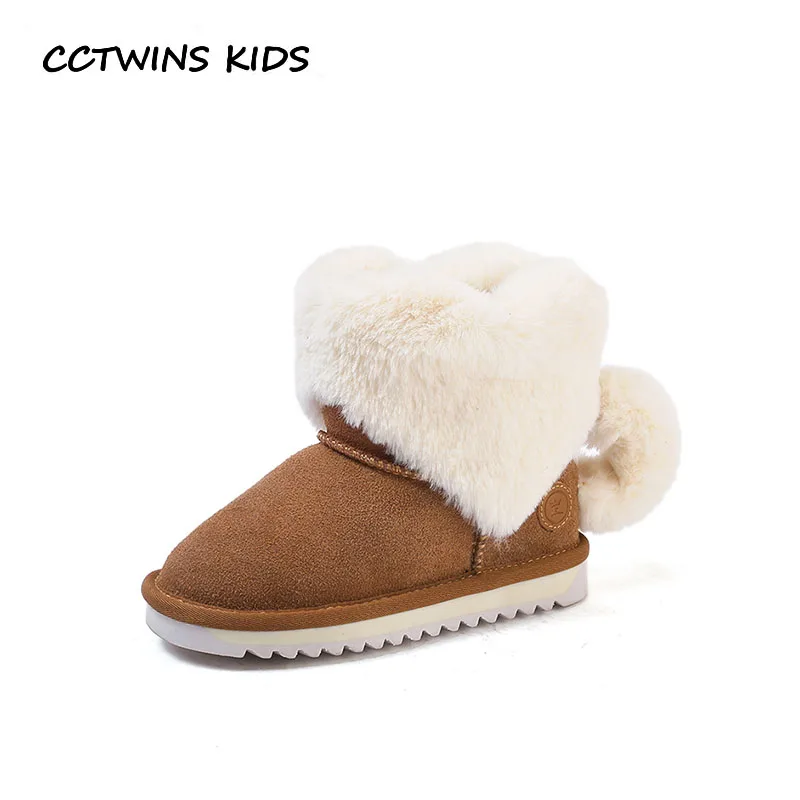 

CCTWINS KIDS 2018 Winter Children Fashion Snow Boot Baby Boy Brand Warm Shoe Girl Black Ankle Boot Toddler CS1717
