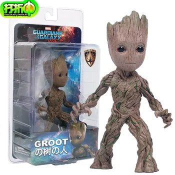 

Tree Baby Action Figure Marvel Doll Grunt Guardians of The Galaxy Model Toy Statue Ornaments Groot Toy For Kids