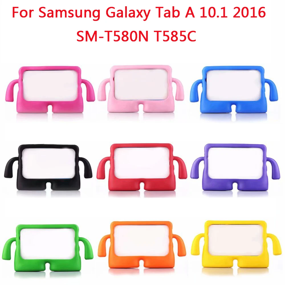 

Kids Cute Cartoon Foam Cover For Samsung Galaxy Tab A A6 10.1 2016 T580 T585 SM-T585N Case Children ShockProof Shell