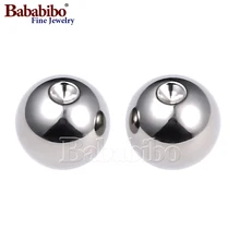 10 шт./лот, 3 мм, 4 мм, 5 мм, титан, 14 г, 16 г, круговые штанги, микро-кольца из бисера, шариковые аксессуары для пирсинга, украшения для тела, части