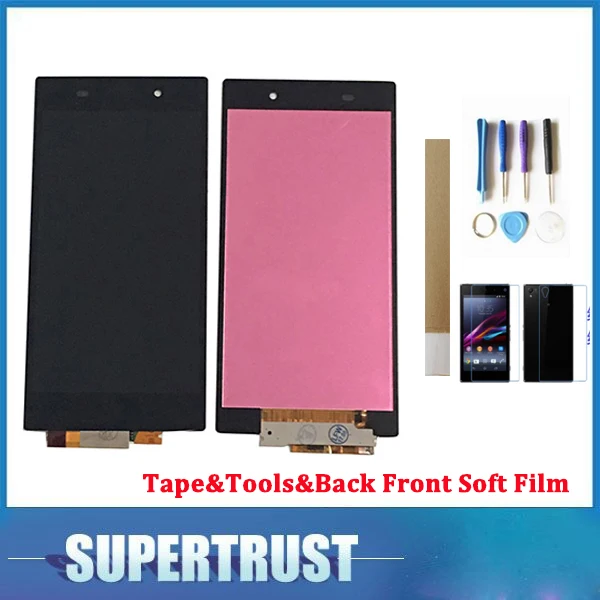 5 &quotчерный цвет для Sony Xperia Z1 C6902 C6903 L39 L39H ЖК-дисплей + сенсорный сенсор стекло