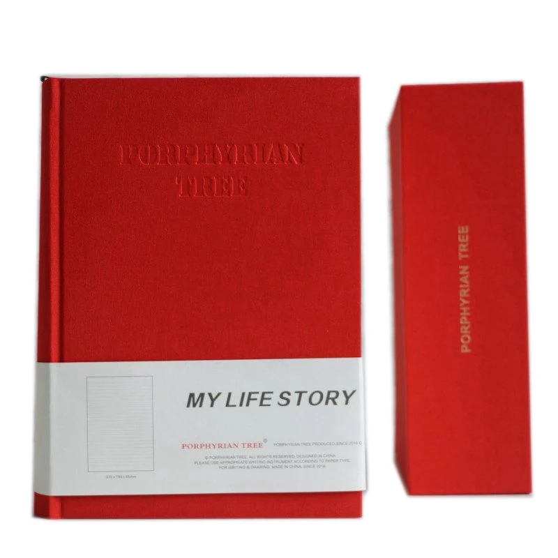 

960P Vintage Fashion Thick Diary Hardcover Notebook 27*19*6.5cm Line Note Life Box Set Free Shipping