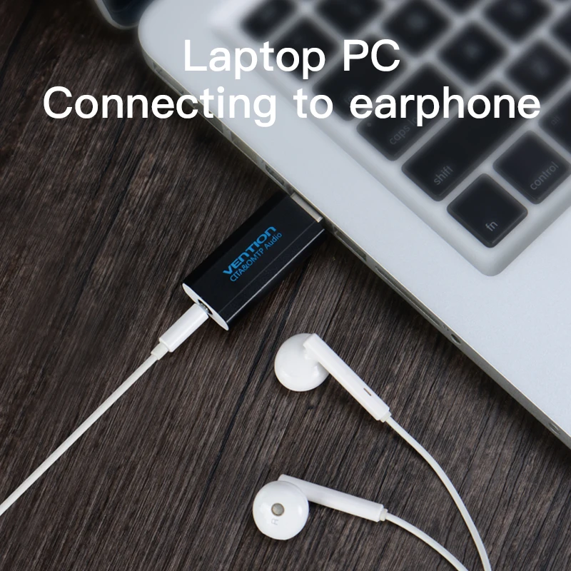 Внешняя звуковая карта Vention usb аудио адаптер с микрофоном USB в разъем 3 5 мм