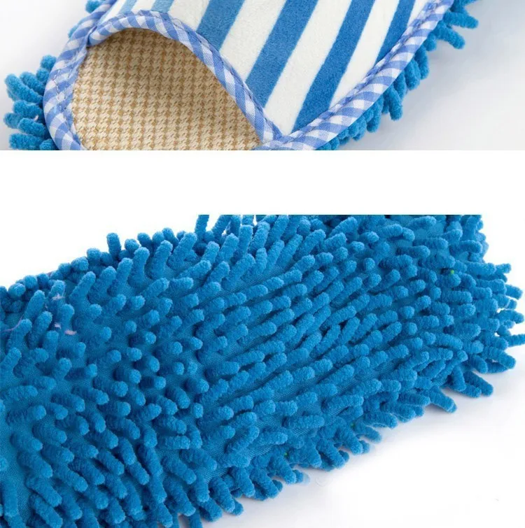 Multifunction Microfiber Dust Mop Slippers Novelty Bedroom Slippers Home Cleaning Shoes
