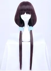 Высокое качество аниме смесь S Sakuranomiya Maika парики термостойкий синтетический парик для студенческой вечеринки + парик Кепка + синие повязки