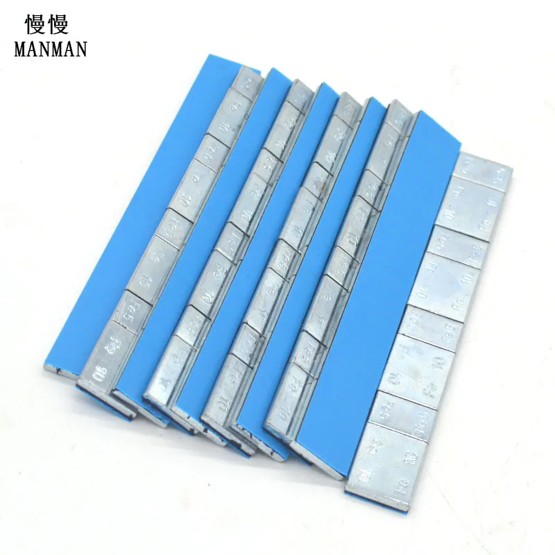 Image 5 pieces  wheel balance weight  wheel weight  (5+10)g*4=60g surface Zinc plated blue tape