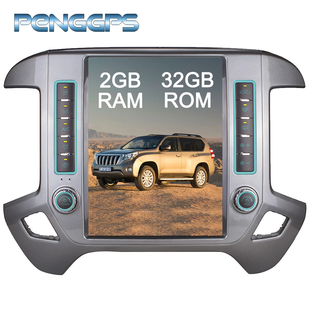 Android 7.1 Car GPS Navigation for GMC Sierra for Chevrolet Silverado