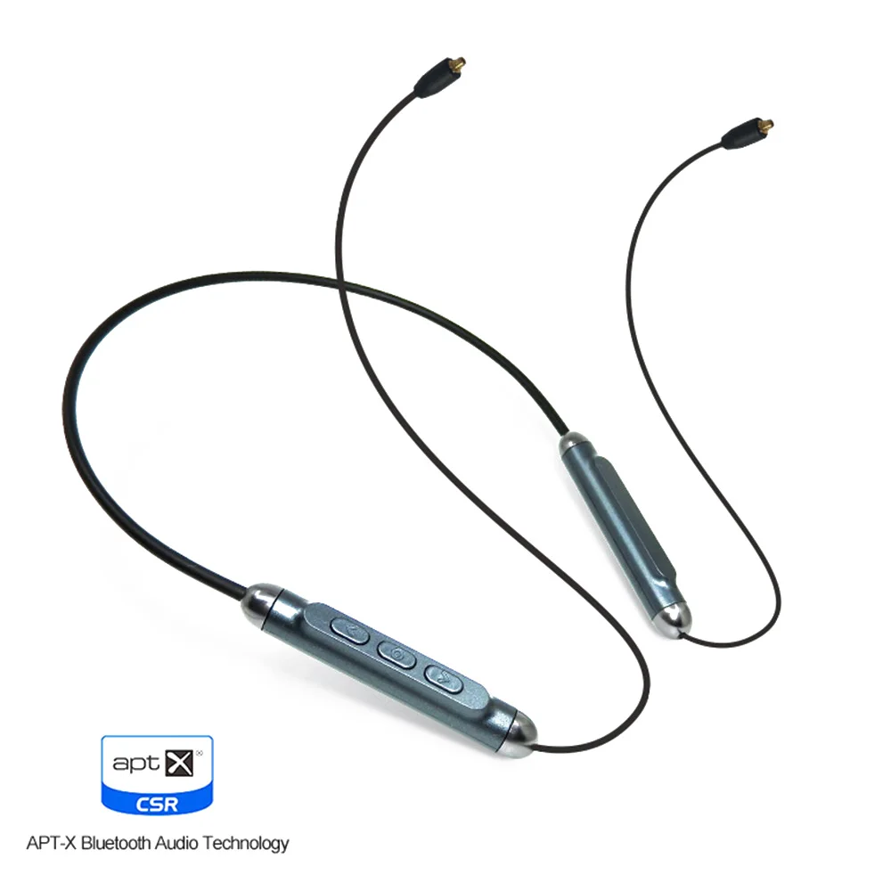 

AK TENHZ B1 Wireless Bluetooth 5.0 APT-X IPX5 Waterpproof Cable HIFI Earphone MMCX Cable Use For T2 Yinyoo HQ5 HQ6 HQ8 HQ12