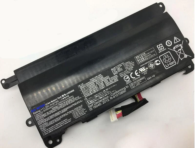 

67Wh New laptop battery for ASUS ROG G752VL G752VT G752VM A32N1511