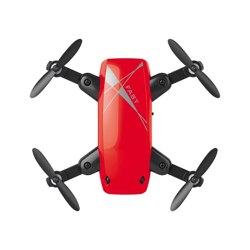 Для S9HW мини Дрон S9 без камеры RC вертолет складной дроны высота удержания Квадрокоптер - Цвет: Красный