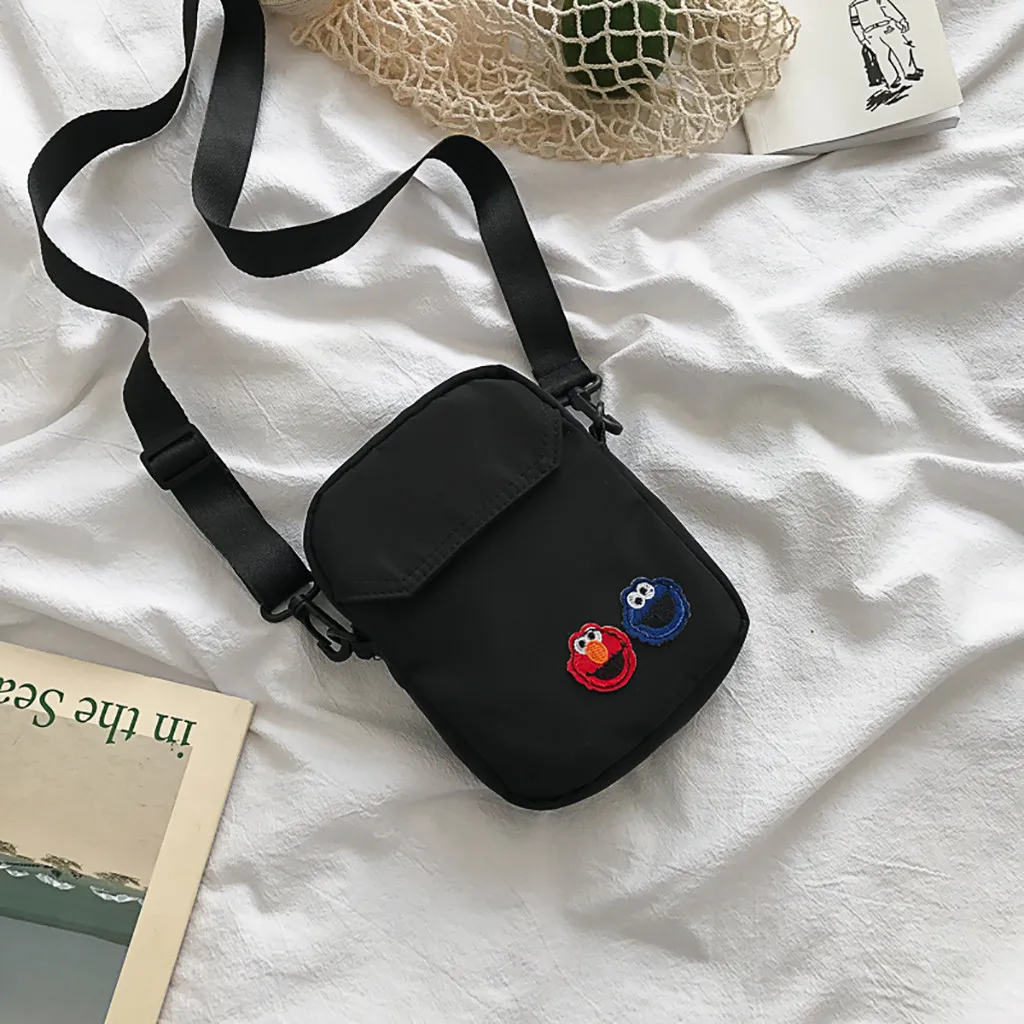 Женская нейлоновая милая сумка-мессенджер ярких цветов, женская сумка на плечо, маленькая квадратная сумка taschen для женщин#30
