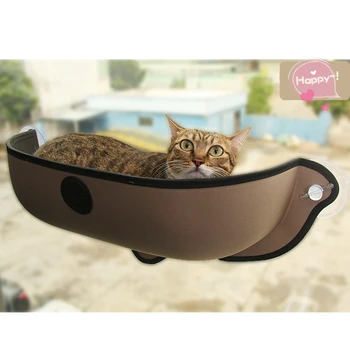 

Removable pet Cat Window Bed Mounted dog cat hommock Sunbathing Cat Window dog Cat Lounger Perch Cushion Hanging Shelf