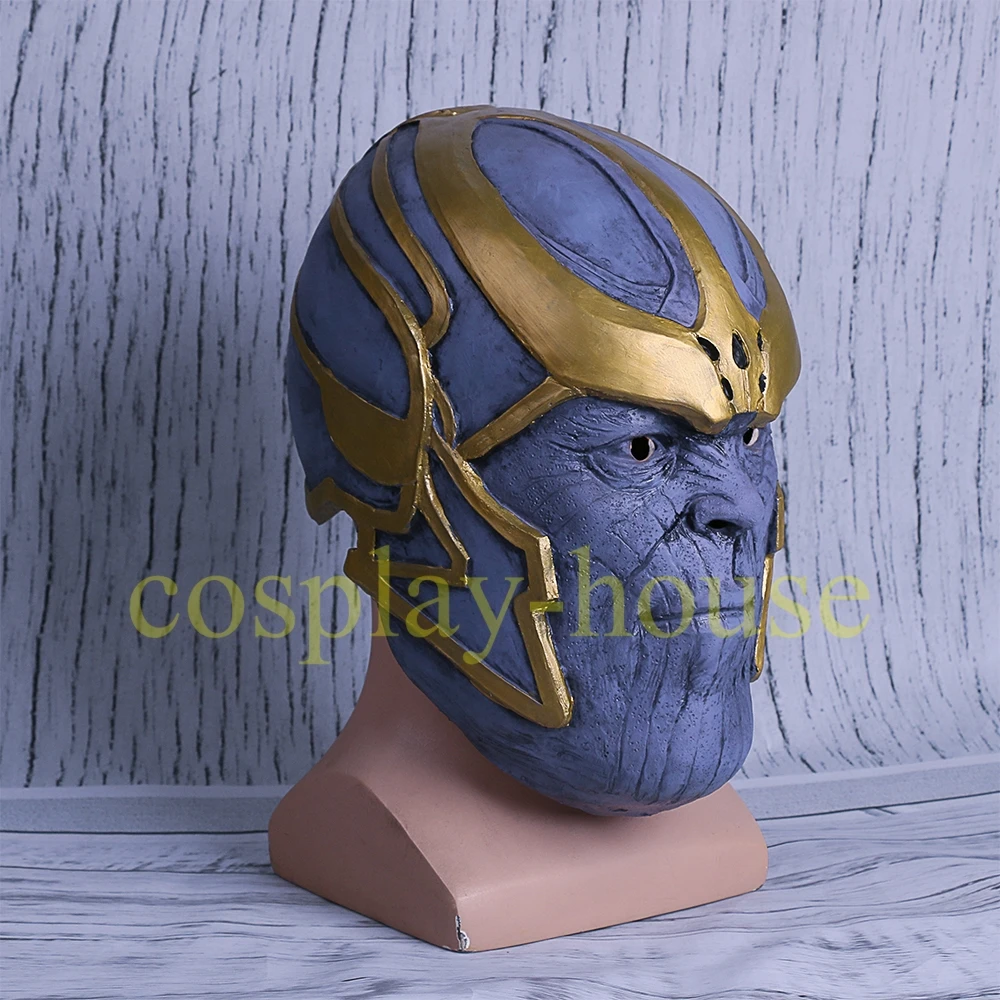 Halloween New 2018 Avengers Infinity War Thanos Cosplay Helmet Mask Full Latex Xmas Gift (8)