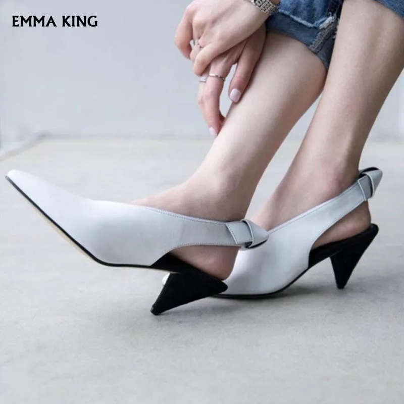 

2019 New Spike High Heels Roman Gladiator Sandals Women Back Strap Pointed Toe Party Pumps Summer Wedding Dress Shoes Woman