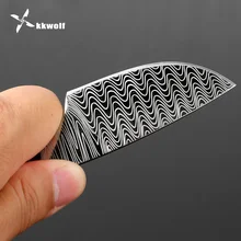 DIY нож с фиксированным лезвием, заготовки из нержавеющей стали, ручной нож из дамасской стали, охотничий нож для выживания в джунглях, инструменты для повседневного использования