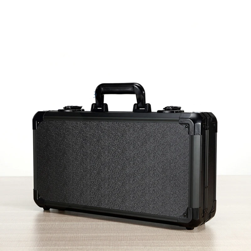 

470x250x120mm Portable Tool Box Aluminium Alloy Home Storage Box Large Space Tool Box File Insurance Storage Case