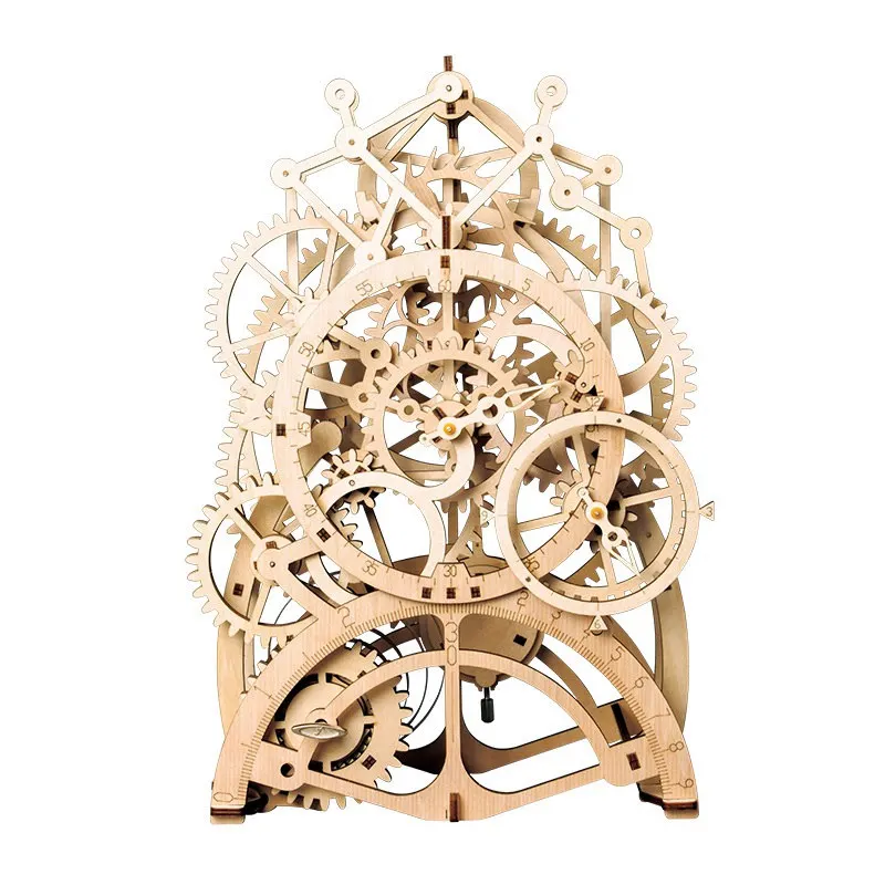 

Robotime 8 Kinds DIY Gear Drive Wooden Mechanical Model Building Kits Assembly Toy Gift for Children Teens Adult LGLK