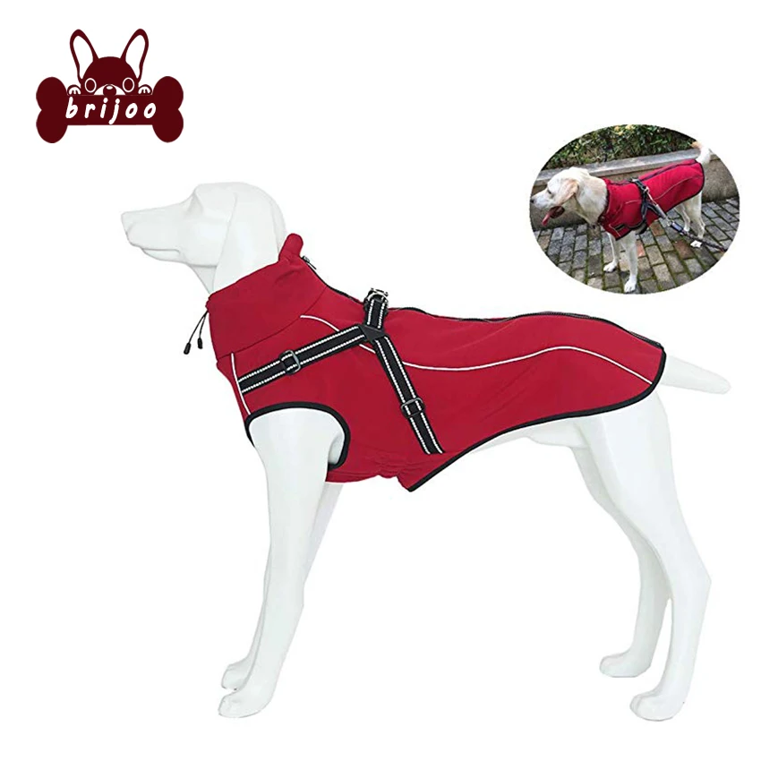 Dog Jacket Warm Pet Coat Dog Windproof Jacket Winter Waterproof Casual Reflective Clothing for Small Medium Large Dogs Products