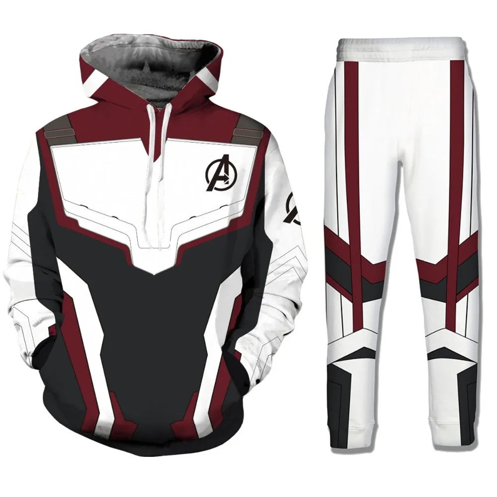 PLstar Cosmos Avengers Endgame 4 Quantum Realm 3D Print Hoodies Men Fitness Zipper Jacket Cosplay Costume Streetwear TZ-586