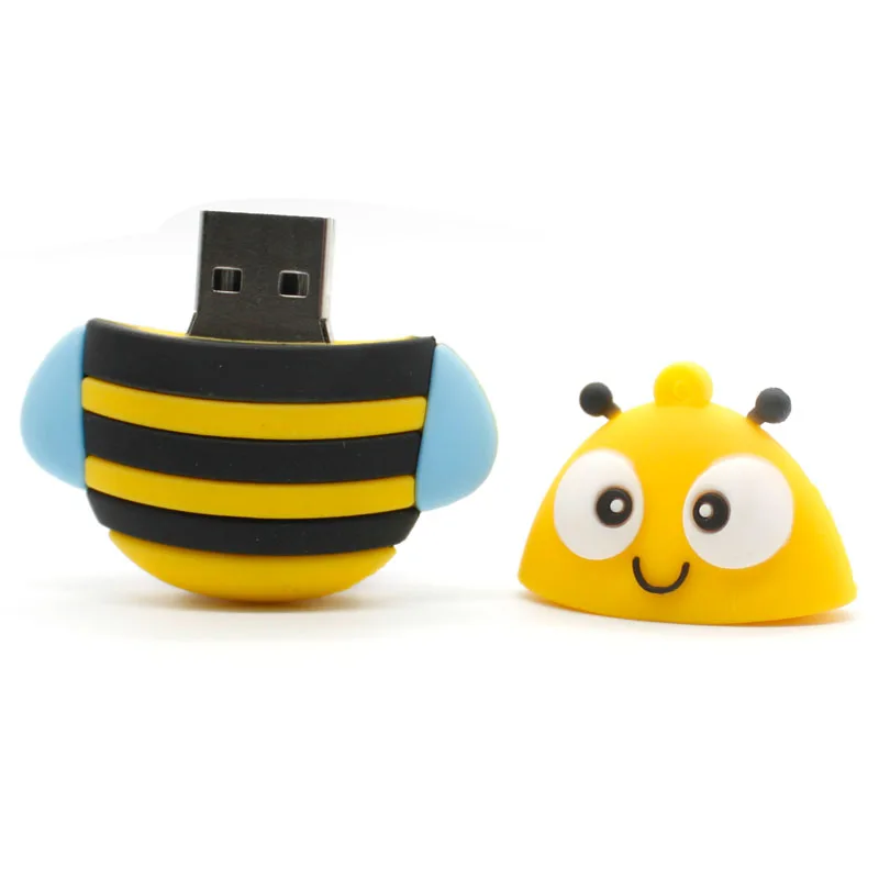 Мультфильм USB флэш-накопители 4 ГБ 8 ГБ аниме лиса кошка кролик милые Pendrives 32 Гб 16 Гб Персонализированная карта памяти, Флеш накопитель Flashdisk подарок