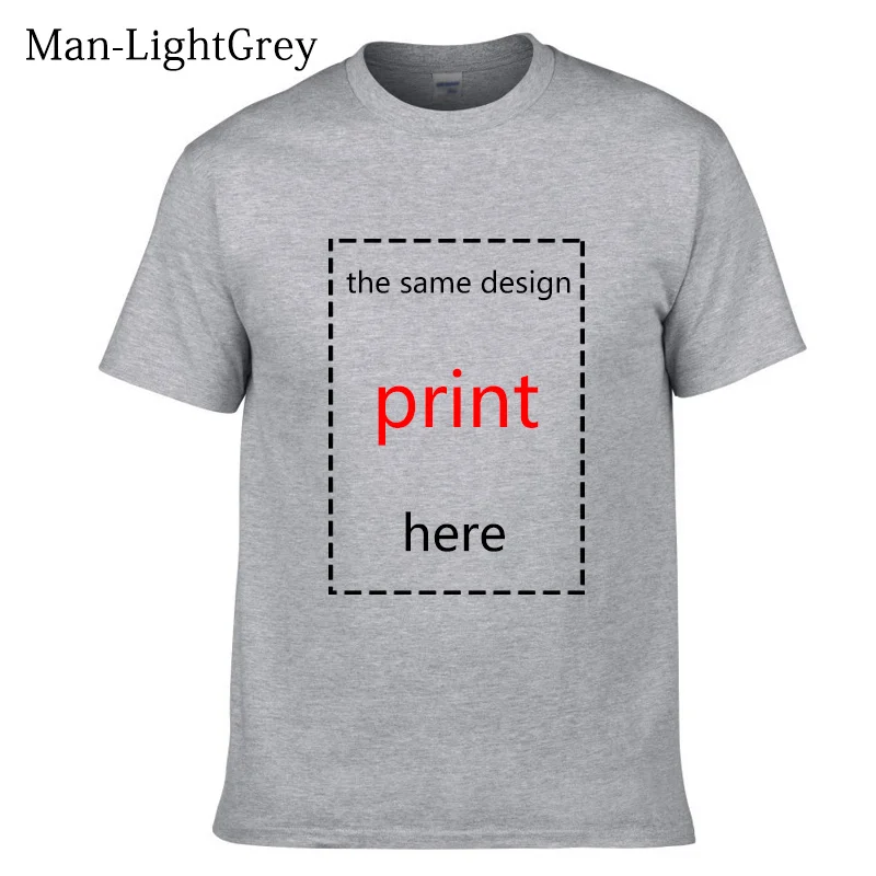 Летняя мужская футболка с принтом Ravenclaw, Женская хлопковая футболка с короткими рукавами, Забавные футболки с принтом - Цвет: Men-LightGrey