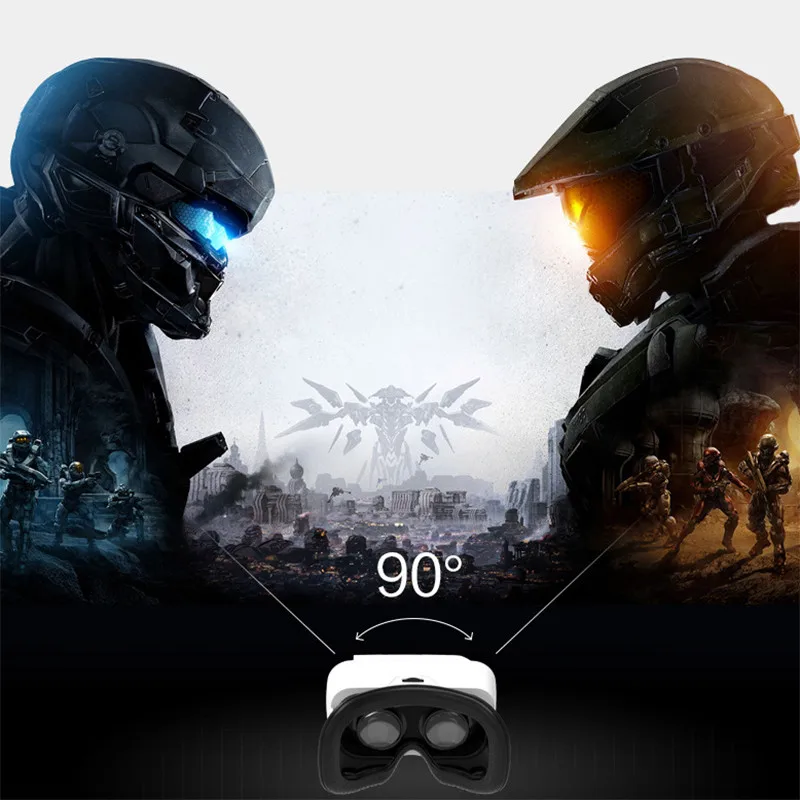 Новый Портативный VR Shinecon мини 3D шлем виртуальной реальности картона очки для iPhone