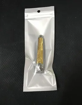 

2.4*6.4 inch White/Clear Reclosable Valve Zipper Plastic Retail Packaging Bags Zip Lock Storage Bag Package W/ Hang Hole