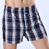 High Quality ! ekMlin Brand 4-Pack Men's  Boxer Shorts Woven Cotton 100%  Plaid 50s Combed yarn male Underpant  Loose Breathable ► Photo 2/6