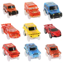 10pcs/lot Spare Parts for Magic Racing Tracks That Bend,Flex ,Glow in the dark,Color Random, Puzzle Educational Toys