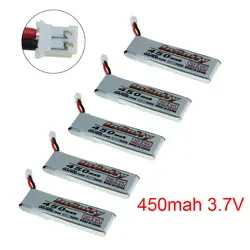 5 шт. Infinity 450 mAh 85C 1 S 3,7 V 3,8 V Graphene перезаряжаемый lipo-аккумулятор с вилкой PH2.0 для внутреннего гоночного дрона