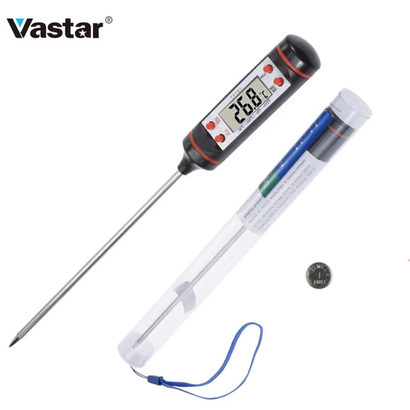 Цифровой термометр для еды Vastar Кухонный Термометр приготовления мяса пирога