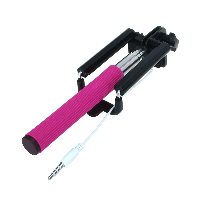 

1PC Mini Extendable Handheld Fold Self-portrait Stick Holder Monopod PANK Futural Digital drop ship JUN27