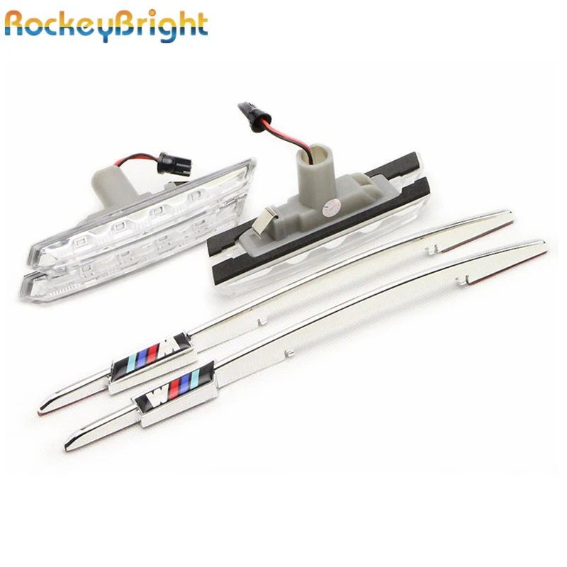 Rockeybright Car Bulbs For BMW E39 1996 2003 LED side marker side bulb side led light led side