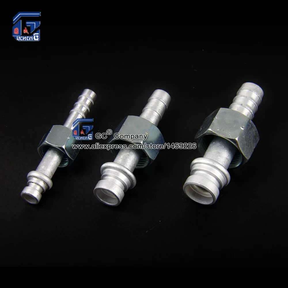 

#6 #8 #10 Auto AC Fitting Straight O-Ring Female M16x1.5 M22x1.5 M24x1.5 Nut for Air Conditioning Hose Barb Fitting
