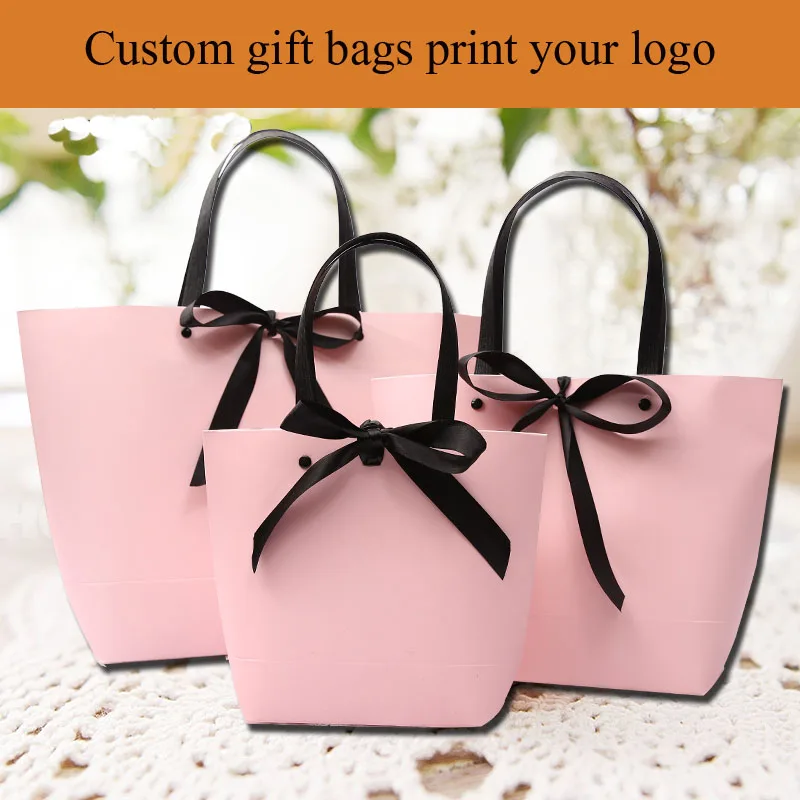 

100pcs Custom Shopping bags Paper bags multicolour handle bags Shopping cost get off sale 50%