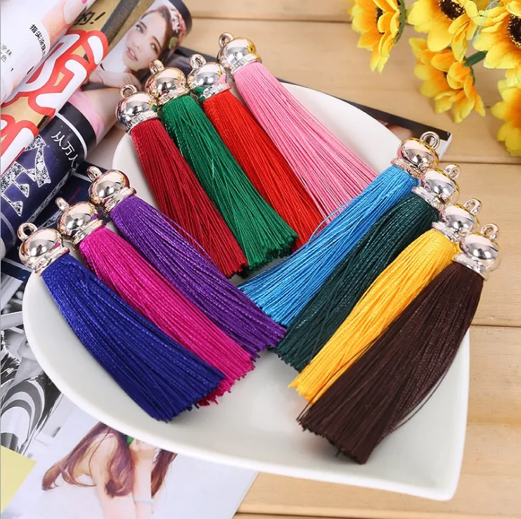 12PC Silky Tassel Fringe Decorative Tassels New Multifunctional