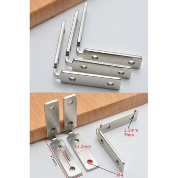 

4Pcs/Lot Wood Bed Rail Bracket Fitting Connectors Fasteners Snap Locking