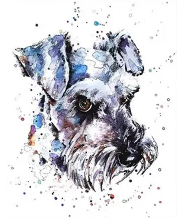 

Diamond Embroidery schnauzer painting puzzle 5d,Full,daimond painting christmas,square Rhinestone,Mosaic,Cross Stitch,sticker