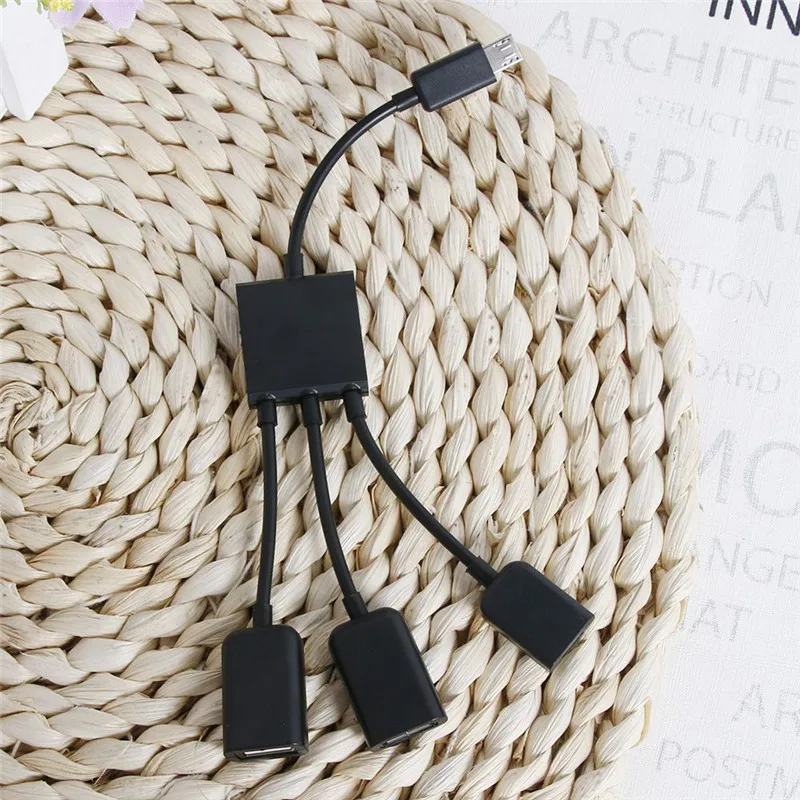 3 в 1 Мужской и Женский Кабель Micro USB кабели для быстрой передачи данных кабель для мобильного телефона usb-кабель для зарядки Кабель-адаптер передачи данных